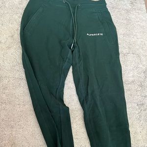 Alphalete green joggers sz. S